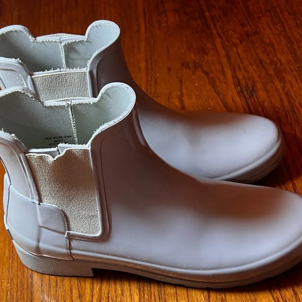 Hunter Rain ankle boots  grey size 8